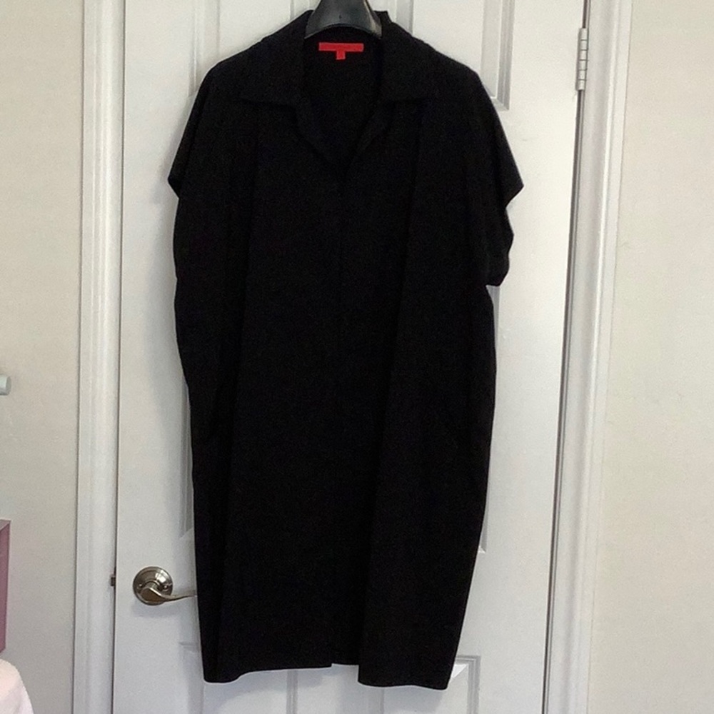 Shamask Oversized Black Wool Dress Sz 3